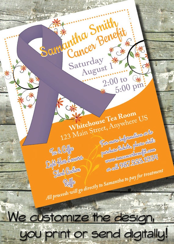 Cancer Fundraiser Flyer Template