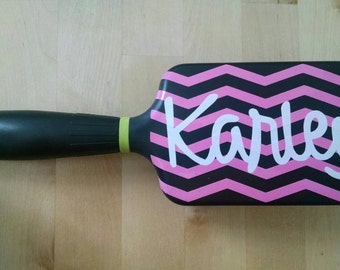 Personalized Chevron Hair Brushes/Cheer Brushes