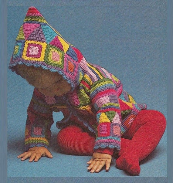 child jacket pattern crochet PDF Instant Crochet A make Child's to Pattern Vintage Toddler Download