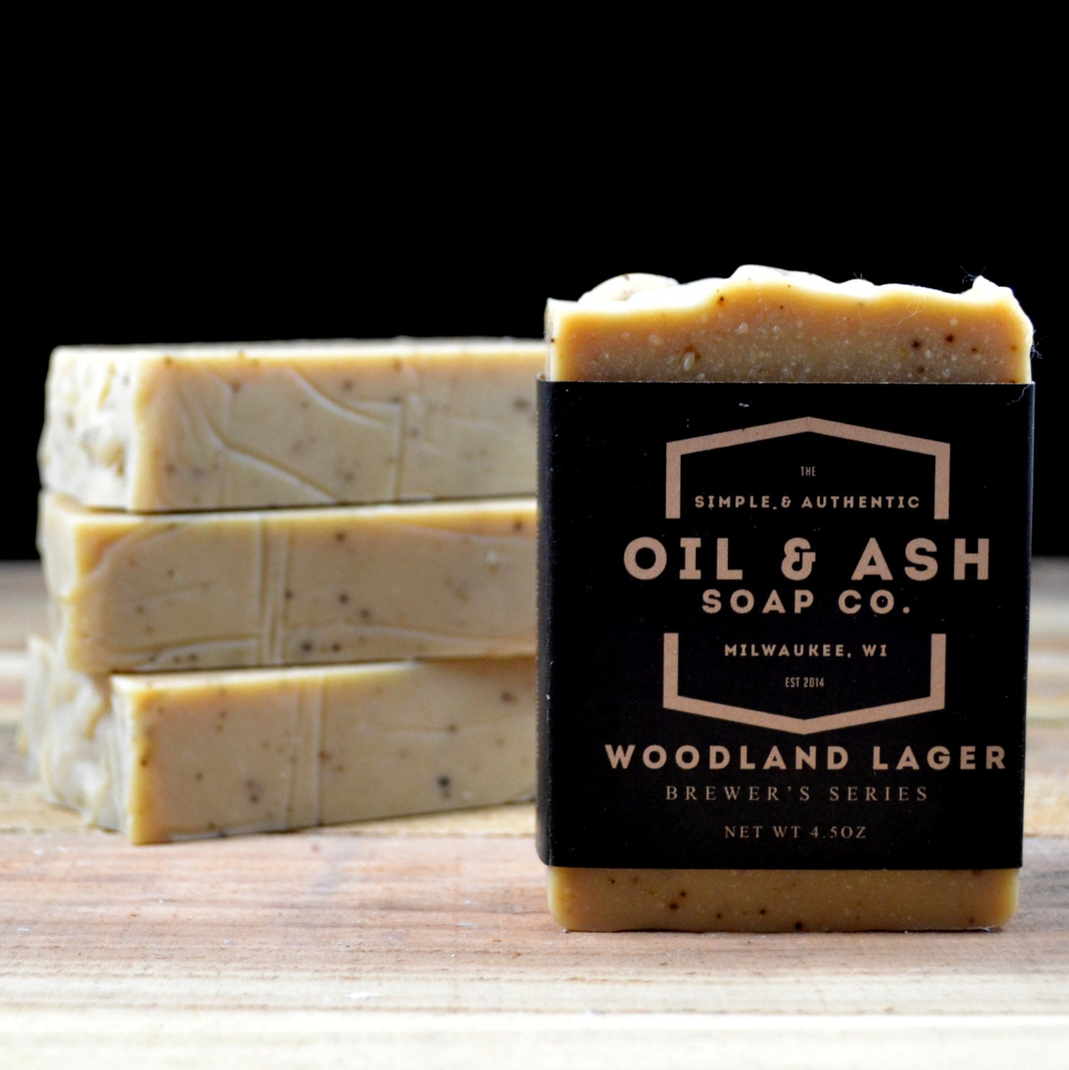 Woodland Lager Beer Soap All Natural Soap Essential Oil