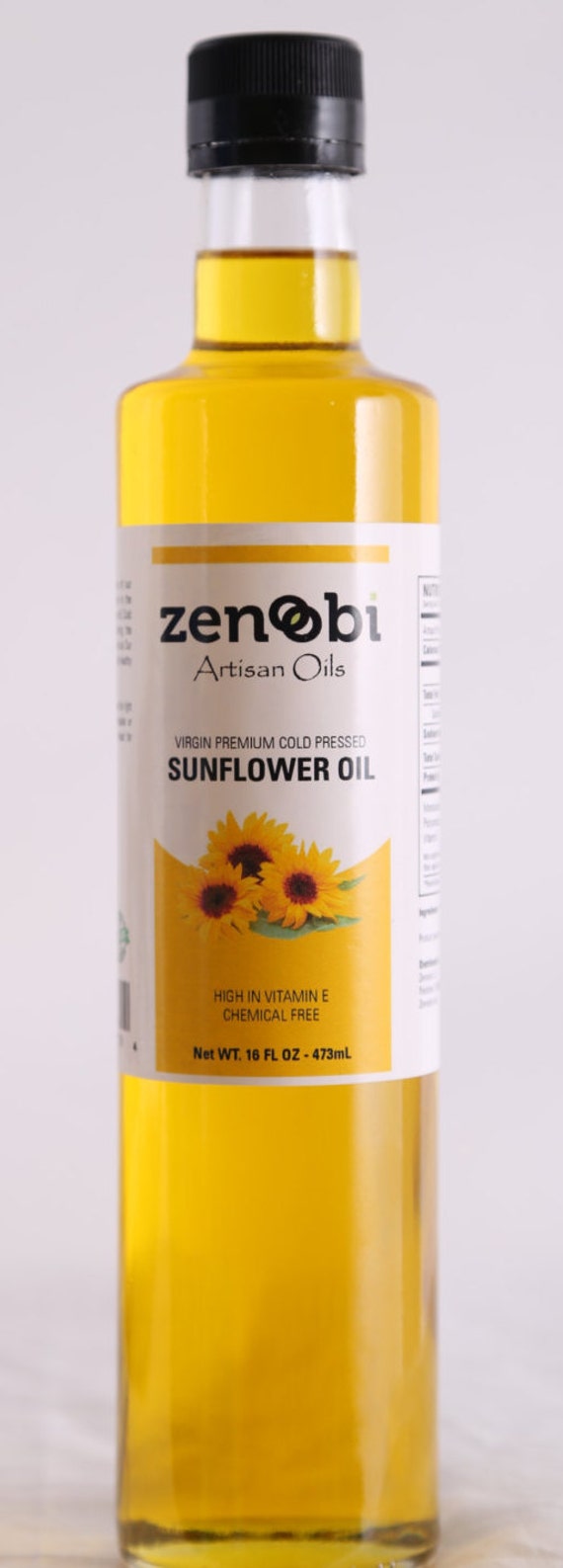Cold Pressed Sunflower Oil Virgin Premium Raw Artisan by Zenoobi