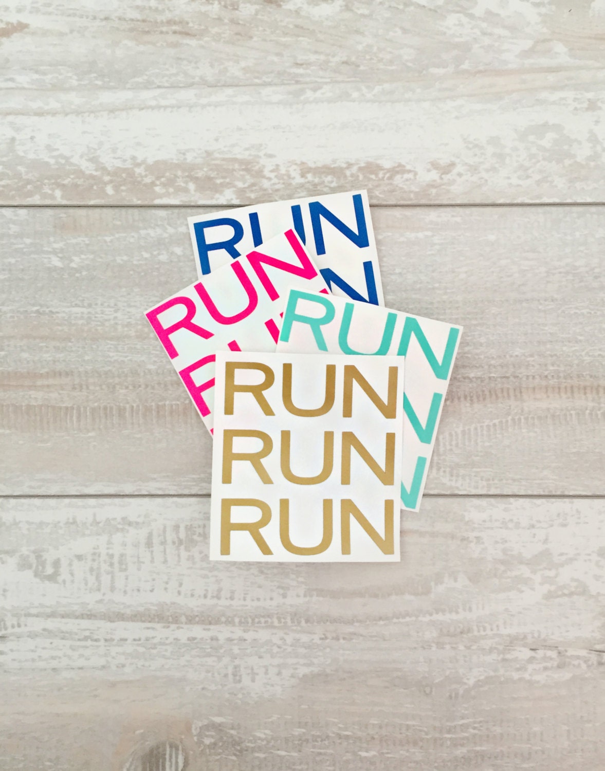 Run Stickers by PineappleProper on Etsy