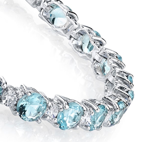 925 Solid Sterling Silver Classic Tennis Bracelet set by MINXWINXX