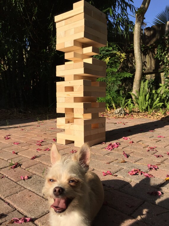 giant jenga drinking game