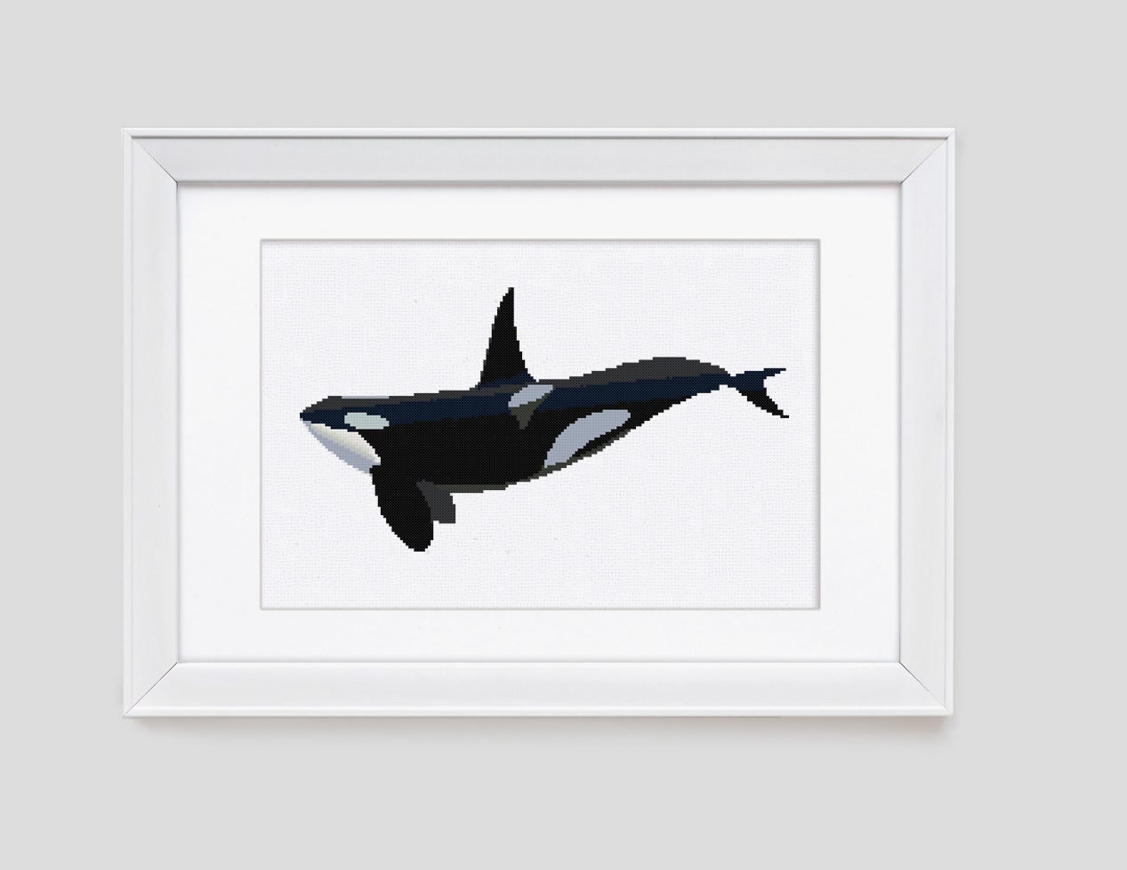 Orca cross stitch pattern orca counted cross stitch pattern