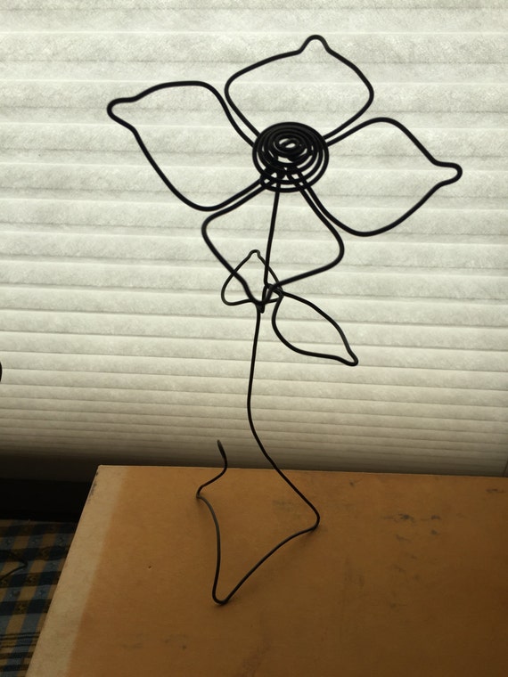 Wire Flower Flower Sculpture Wire Art Wire Sculpture