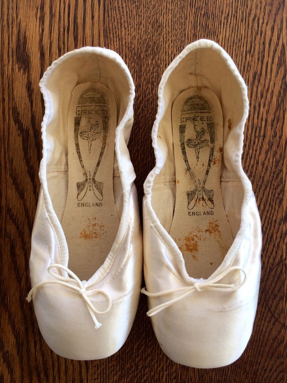 Vintage Freed of London Hand crafted Ballet Point Toe Shoes