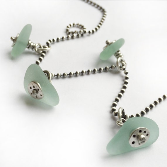 Lake Erie Beach Glass Necklace