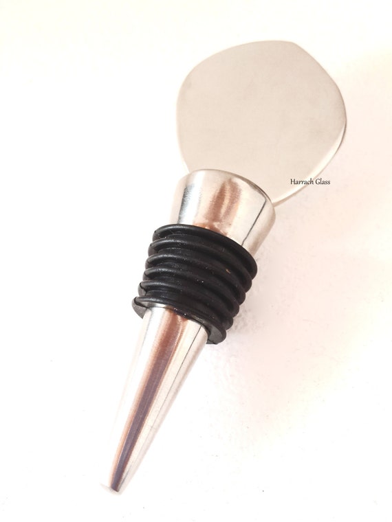 Wine Bottle Stopper Blank by HarrachGlass on Etsy