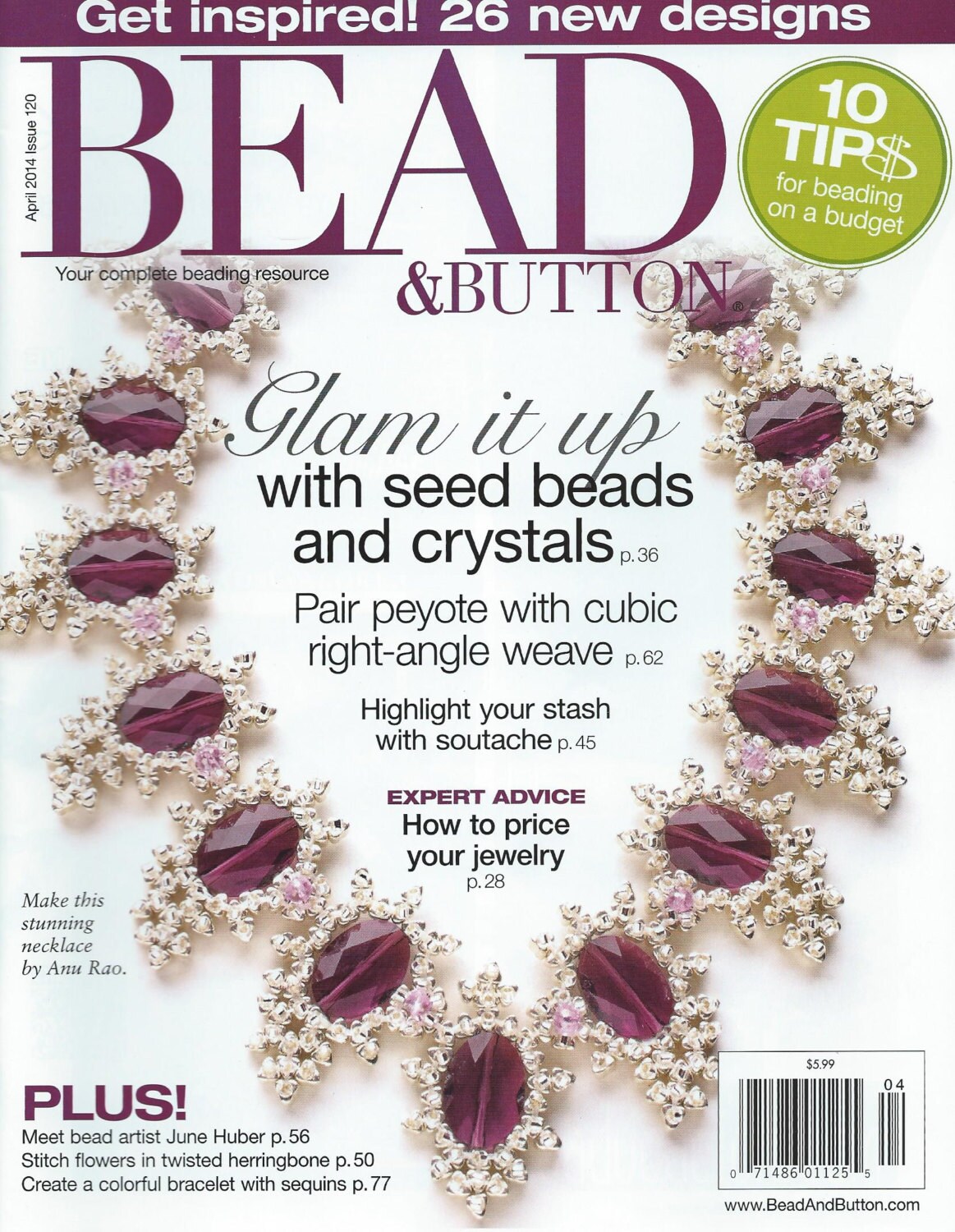 Bead & Button Magazine April 2014 Issue