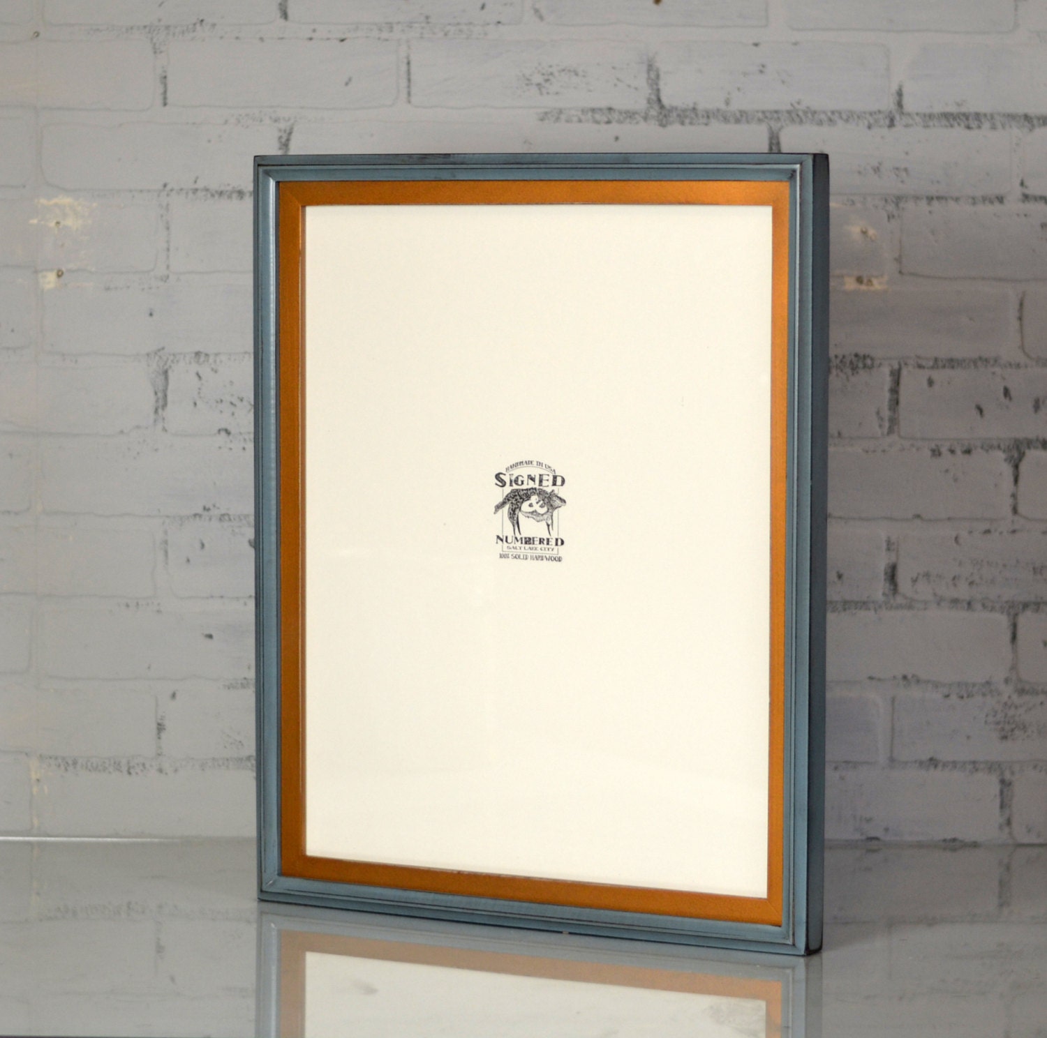 16x20 Picture Frame in 1x1 with Double Cove Build Up Style and