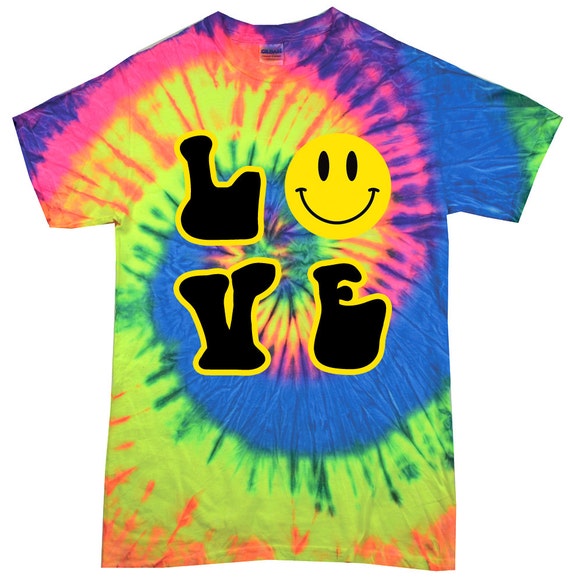 how to make a smiley face tie dye shirt