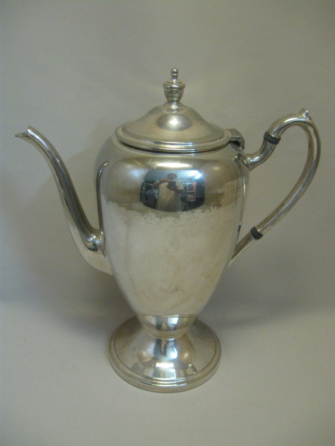 Tea Pot 5140 Silver On Copper Academy Silver Co by NANCYSANTIQUES