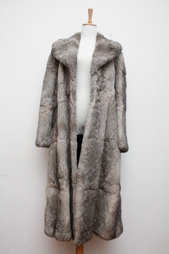 Full Length Rabbit Fur Coat
