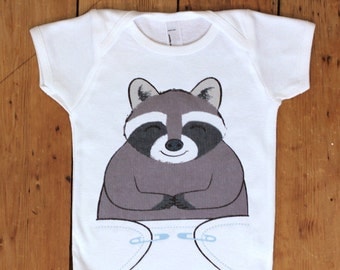 Cute Baby Onsies - Raccoon Baby Clothes - Racoon Baby Onesie