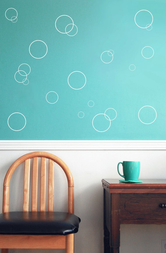 Bubble wall decals under water theme vinyl wall decals