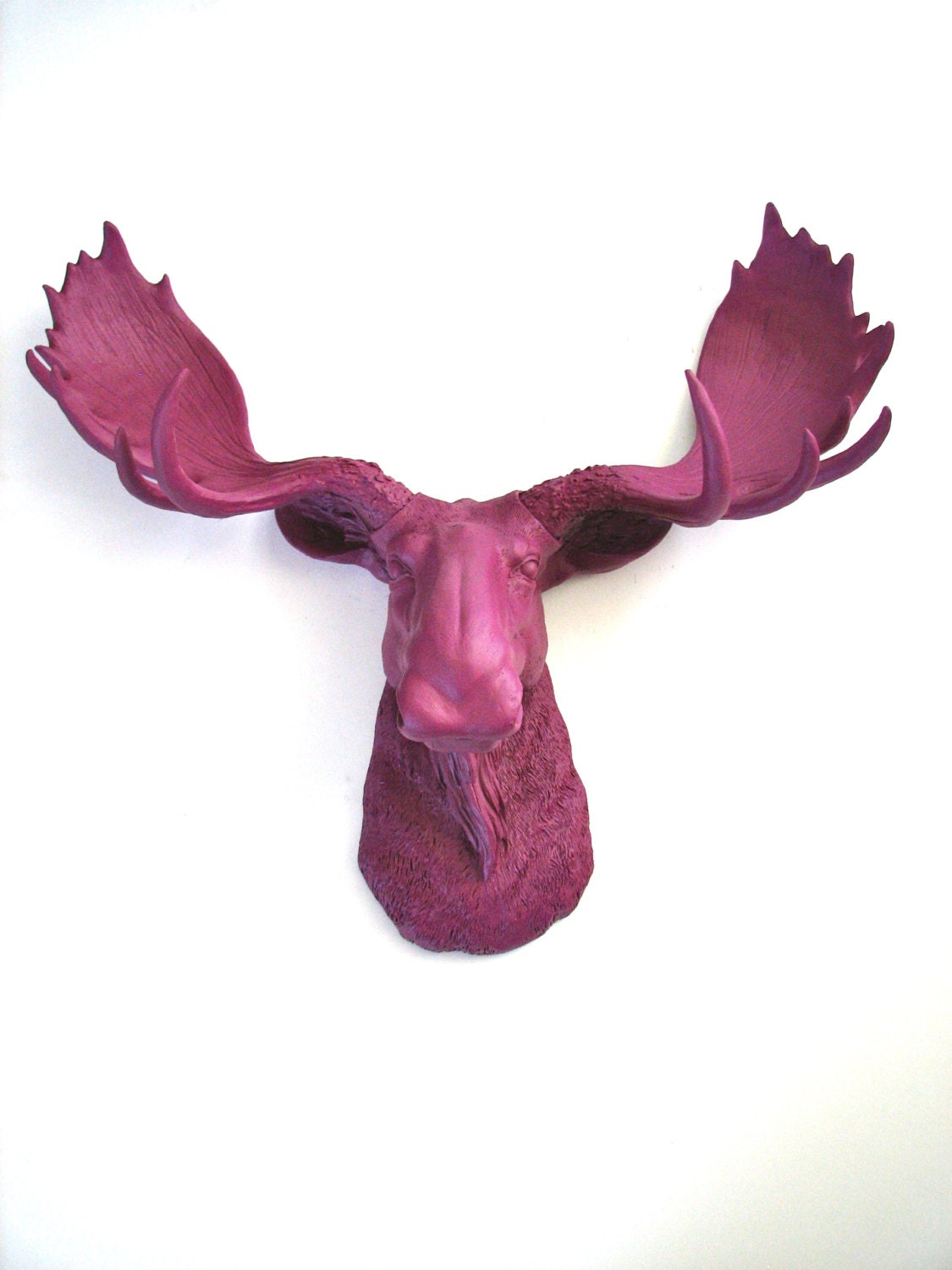 fake stuffed moose head