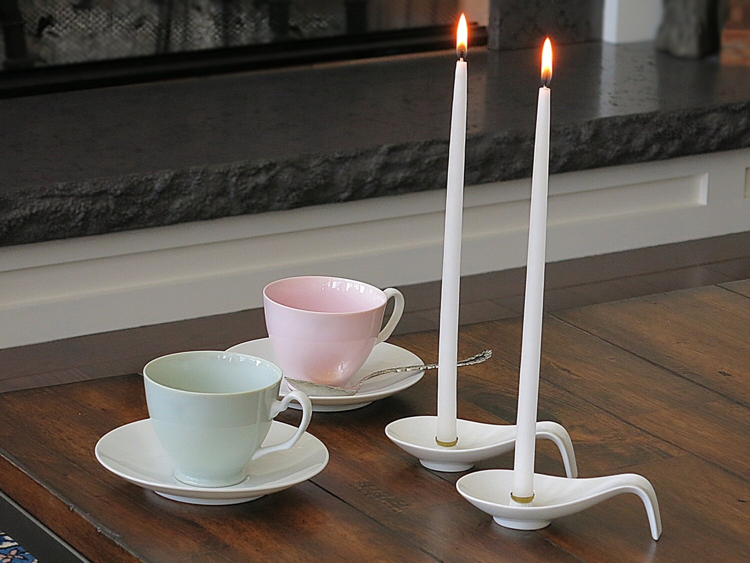 Vintage Rosenthal Germany Candle Holders 2 by EightMileVintage