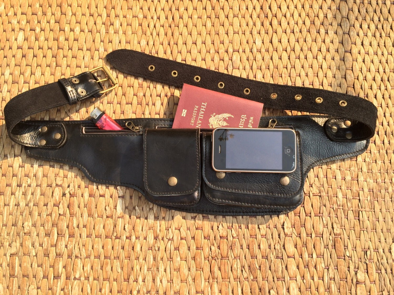 Cellphone Cases Leather Utility Belt Bag The Explorer