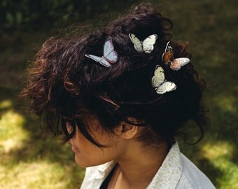 Butterfly hair grips, hair grips, butterfly accessories, butterflies, butterfly hair slide, butterfly hairpin, butterfly bobby pin, hair