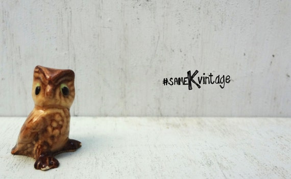 tiny owl figurine