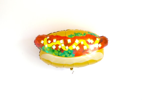 Hot Dog Balloon, Fourth of July Party, Summer Party, Pool Party, Baseball Party - Hotdog (1 ...