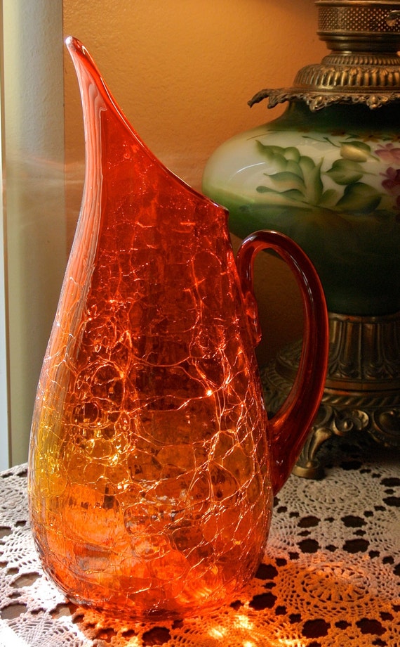 Chevrolet Las Vegas >> Blenko Amberina Crackle Blown Glass Winslow Anderson Large Chevrolet Las Vegas >> Blenko Amberina Crackle Blown Glass Winslow Anderson Large