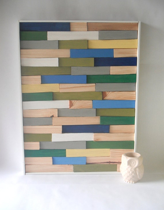 Shim Board Art Country Cottage Wall Art by CountryRusticDesigns