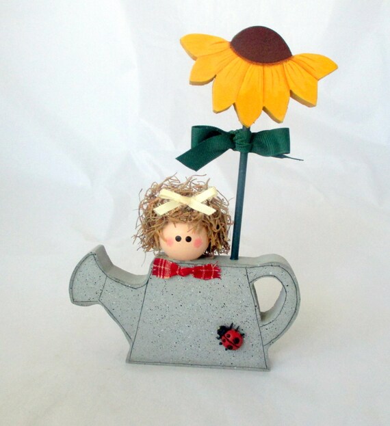 Sunflower shelf sitter summer decor garden shelf sitter