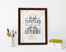 Popular items for road not taken on Etsy