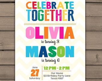 Joint Birthday Invitations For Kids 6