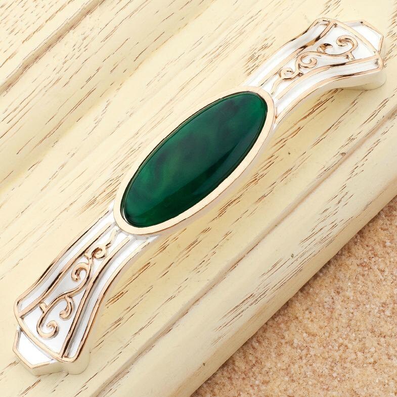 3.75 5 Green Dresser Pull Drawer Pulls Handles