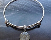 Beach Sand Bracelet in Silver, Beach Sand Jewelry Natural Bohemian Boho ...