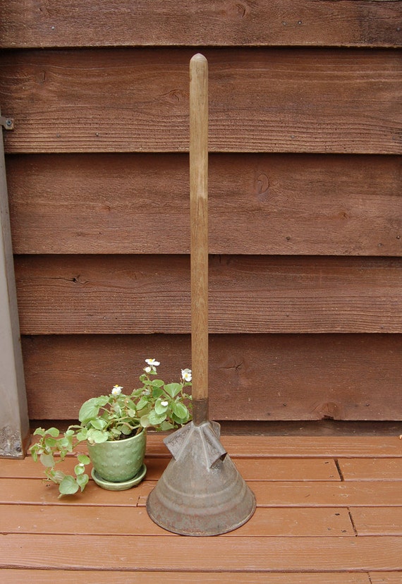 Antique Clothes Washing Agitator Rustic Laundry Agitator