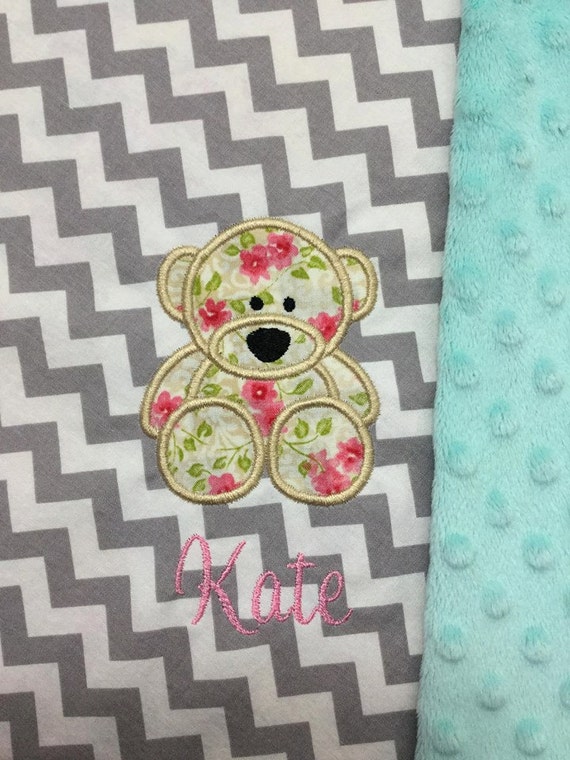 Teddy Bear Baby Blanket Bear Baby Blanket by OurAdorableBaby
