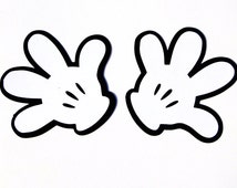 Popular items for mickey mouse hands on Etsy