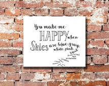 Popular items for black white word art on Etsy