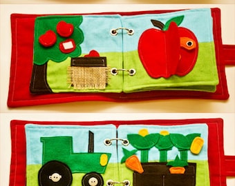 Quiet Book PATTERN - On The Farm - Downloadable PDF