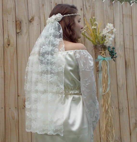 hippie wedding veils