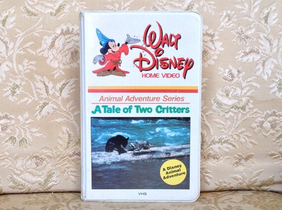 Items Similar To 1977 A Tale Of Two Critters Vhs ~ Rare Walt Disney Home Video ~ Vintage White 