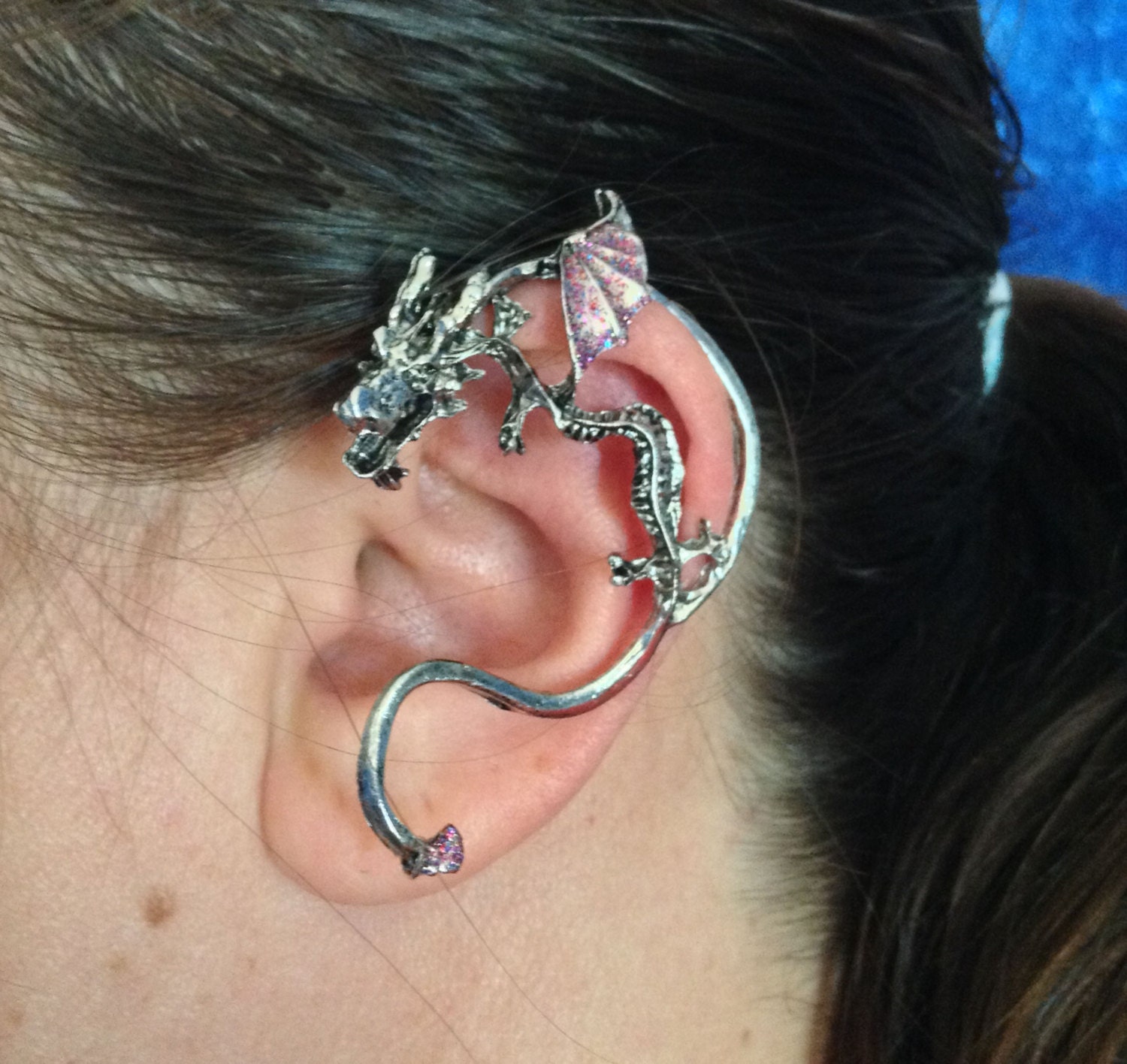 DRAGON EAR CUFF // inspired by Game of Thrones // Dragon Cuff