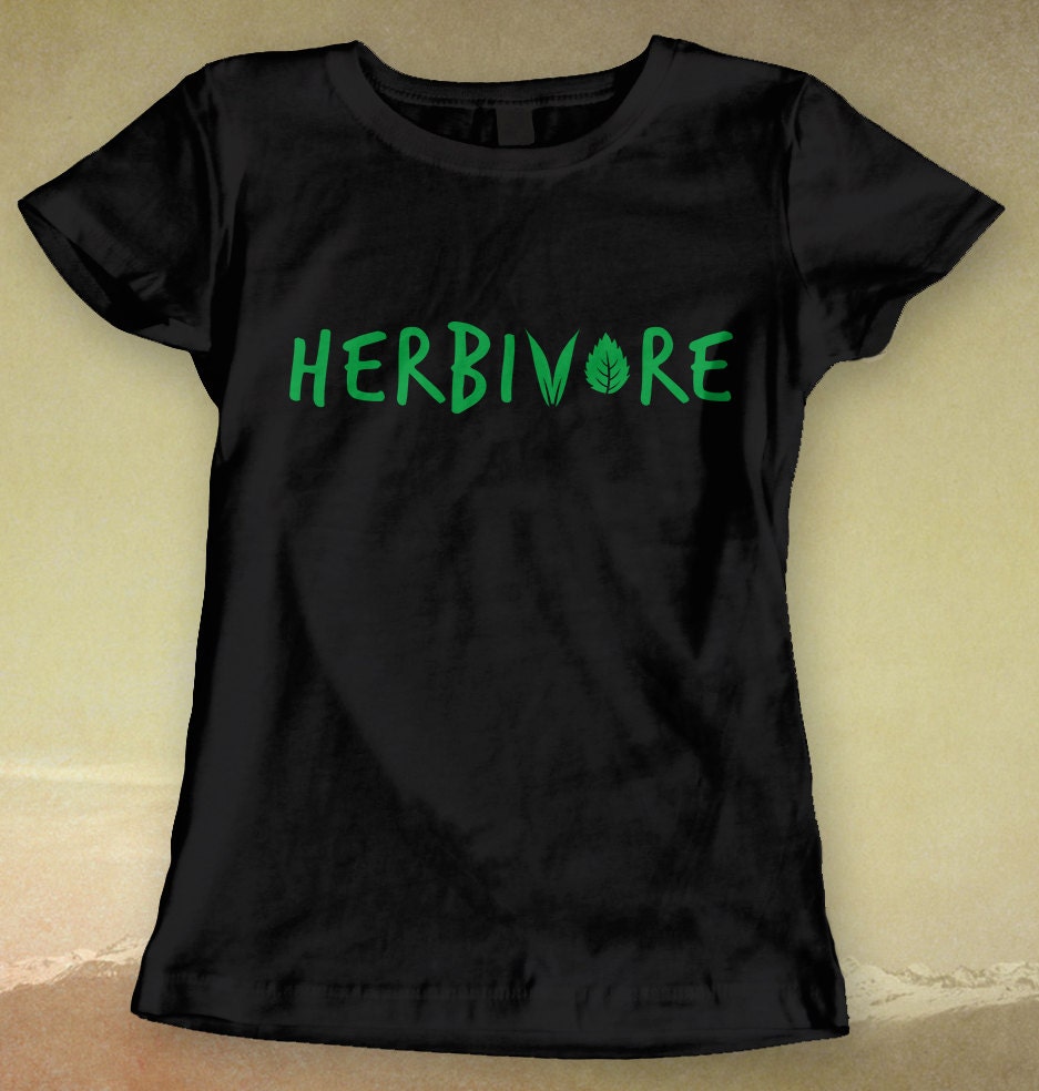 Herbivore Vegan Vegetarian Clothing Tshirt T shirt Foodie