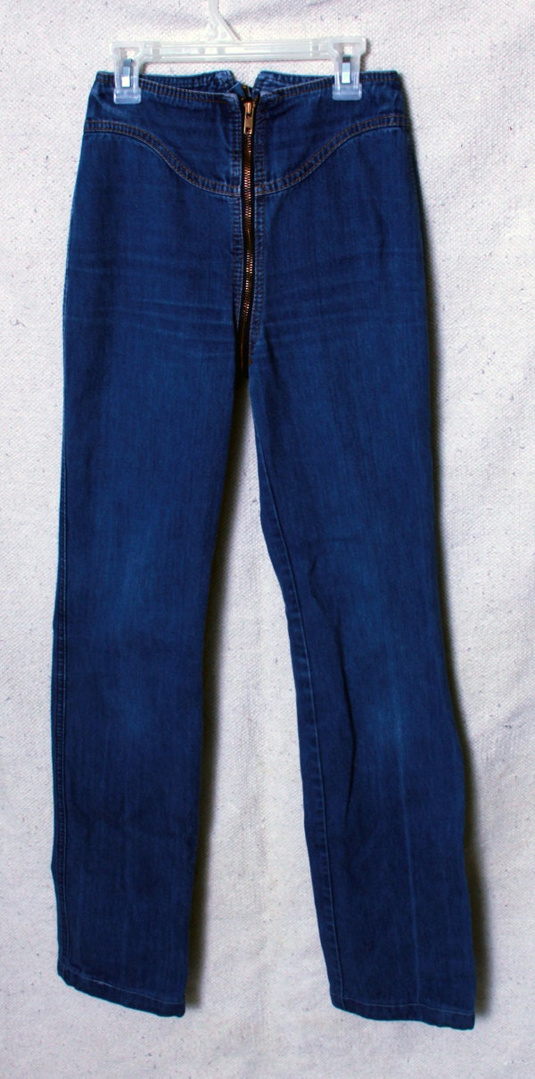 Vintage 80's Rag City Blues Zip Around Jeans