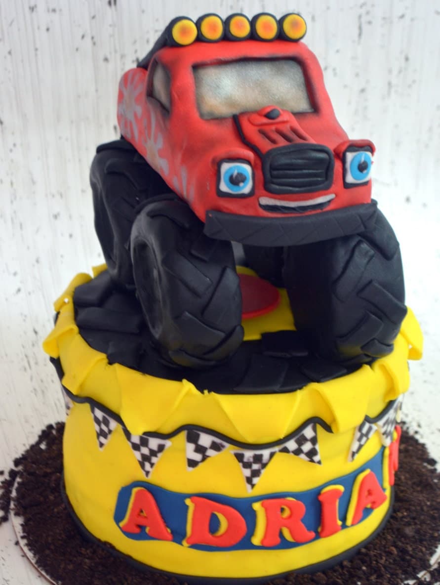 Monster Truck Cake Topper 100 Edible Monster Truck Cake Topper 100 Edible