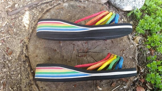 what store sells rainbow flip flops