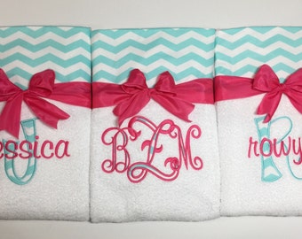 Crazy for Chevrons!!! Custom Chevron Beach Towel or Lounge Chair Towel