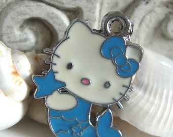Kitty Mermaid Jewelry Charm,Mermaid Kitty,Beach Charm