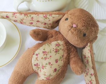 Bunny Toy- Brown Cuddle Bunny- Easter Bunny Rabbit-Stuffed Animal