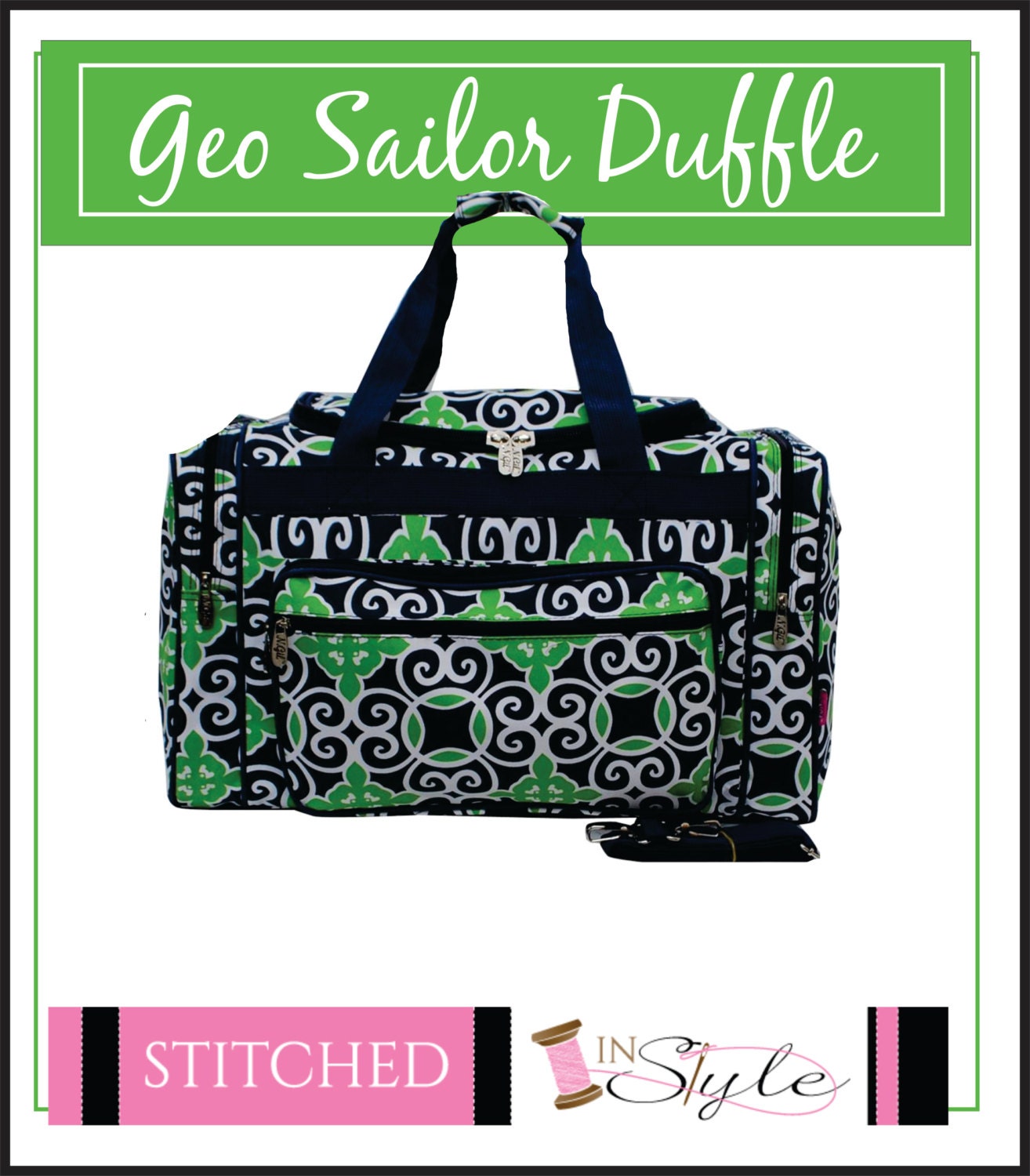 Duffle Bag Travel Bag Monogrammed