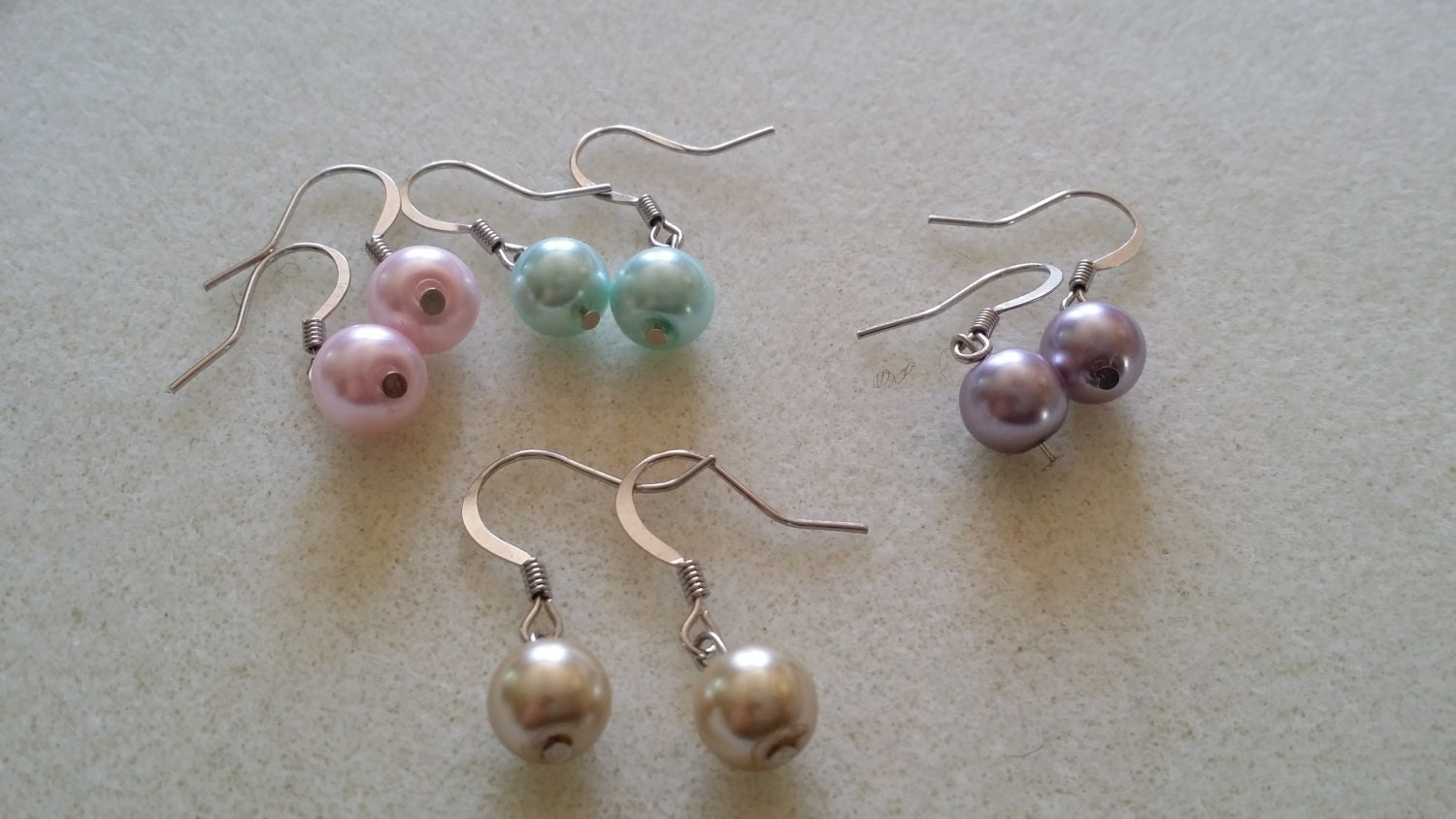 Pastel Pearl Earrings